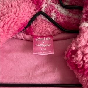 Barbie Pink Cozy Sherpa Puffer Jacket